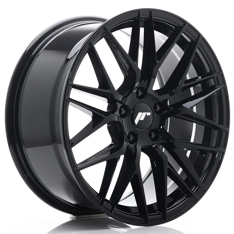 Japan Racing JR-28 18x8.5" 5x112 ET40, Noir / Brillant Expédié Aujourd’hui