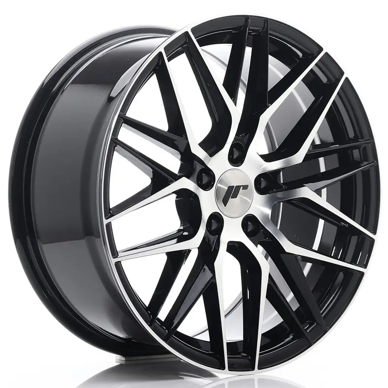 Japan Racing JR-28 18x8.5" 5x112 ET40, Noir / Poli Certifié