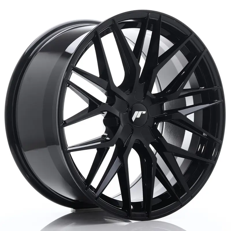 Japan Racing JR-28 Extreme Concave 21x10.5" (5 trous - sur mesure) ET0-55, Noir / Brillant Vente Flash