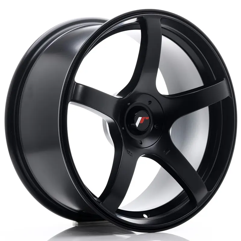 Livraison Gratuite Japan Racing JR-32 18x8.5" (5 trous - sur mesure) ET20-38, Noir Mat / Satiné