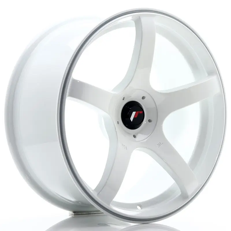 Japan Racing JR-32 18x8.5" (5 trous - sur mesure) ET20-38, Blanc Jusqu’à Épuisement Des Stocks