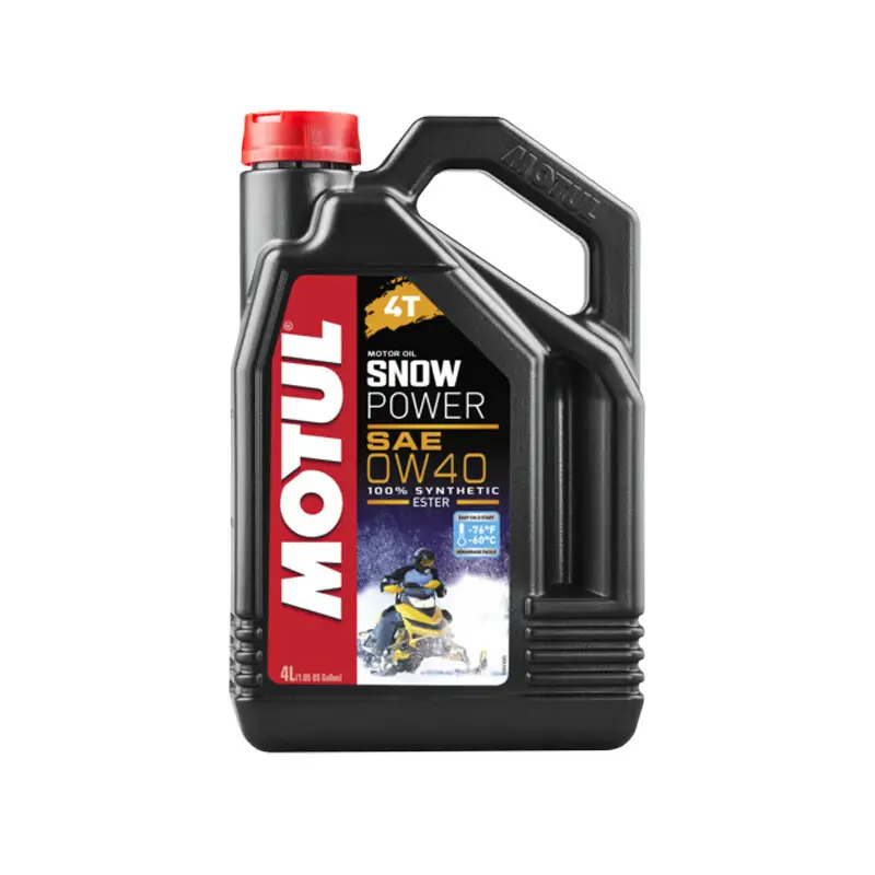 Meilleure Vente 4L Huile pour Motoneige Motul Snowpower 4T 0W40