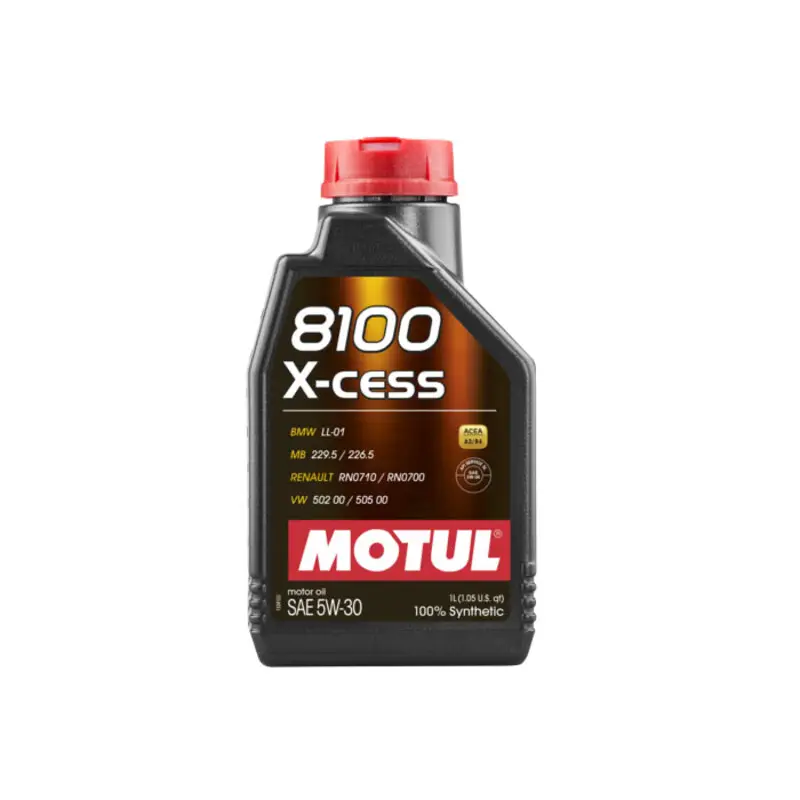 Réduction 1L Huile Motul 5W30 8100 X-Cess (BMW, VW, Mercedes, Renault)