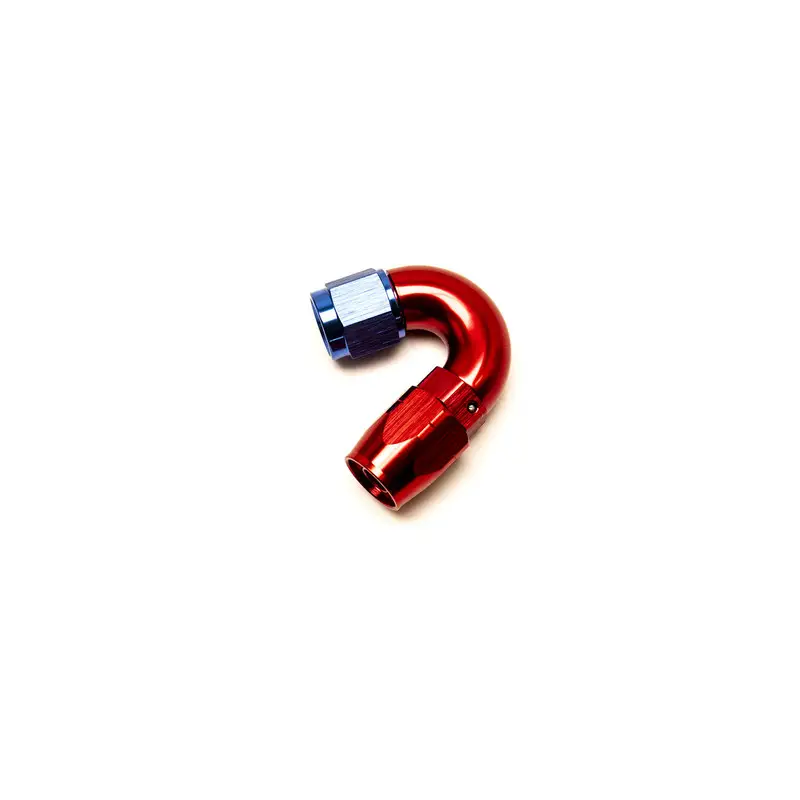 Raccord Coudé 150° Femelle pour Durite Dash 6 (Bleu & Rouge) Retour Gratuit