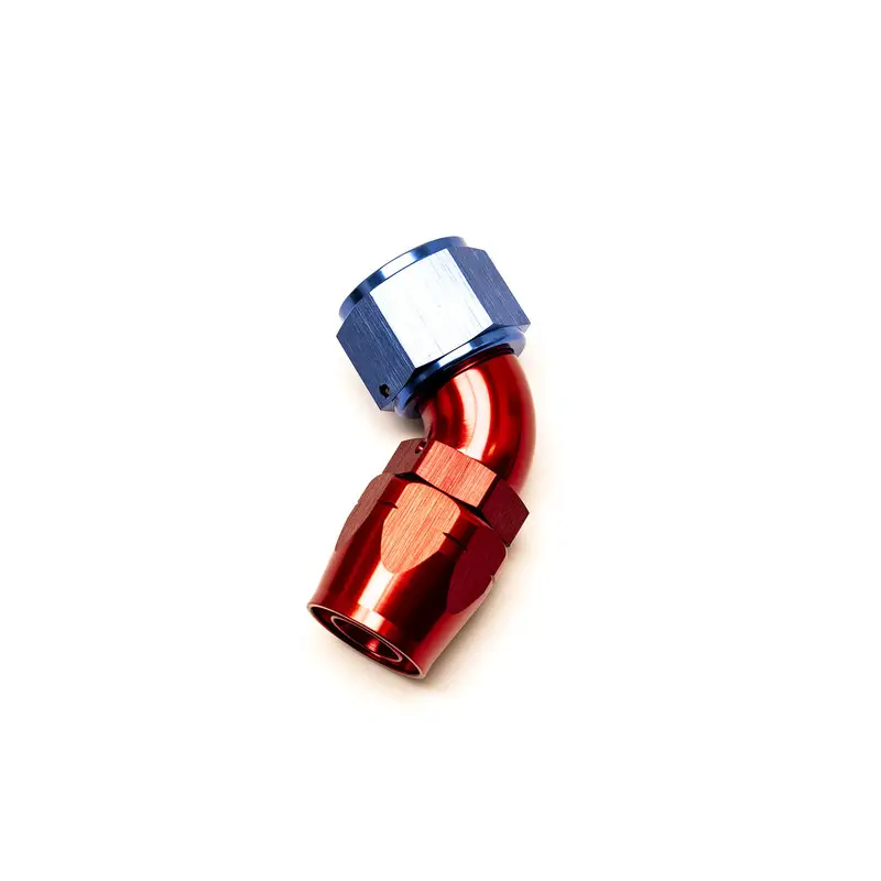 Raccord Coudé 60° Femelle pour Durite Dash 12 (Bleu & Rouge) Certifié