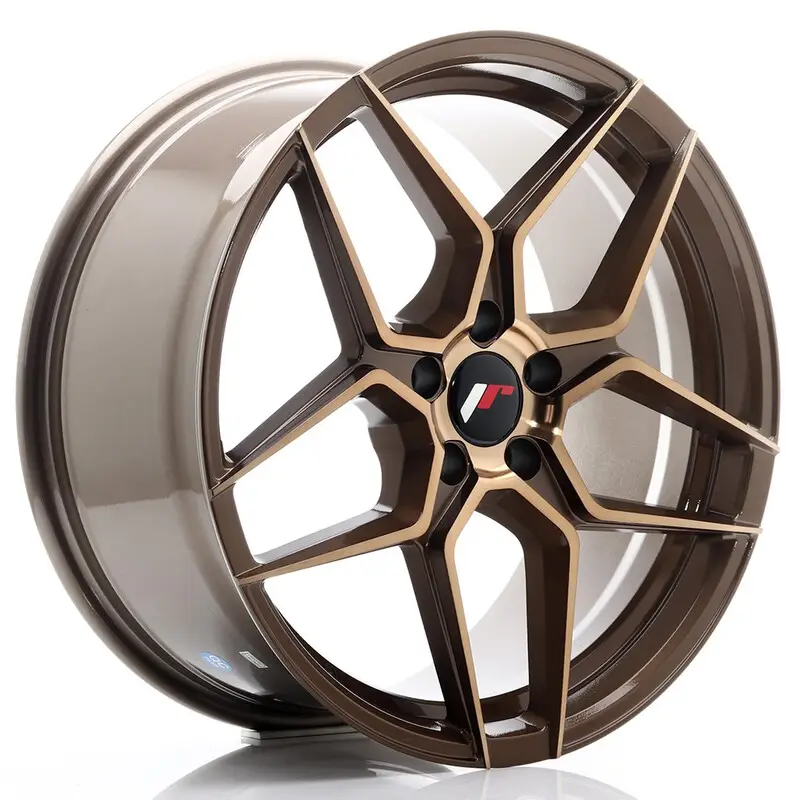Japan Racing JR-34 19x8.5" 5x114.3 ET40, Noir Brillant Retour Gratuit