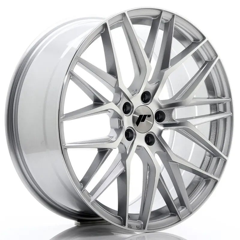 Japan Racing JR-28 20x8.5" 5x120 ET35, Gris Argenté, Face Polie Top Vente