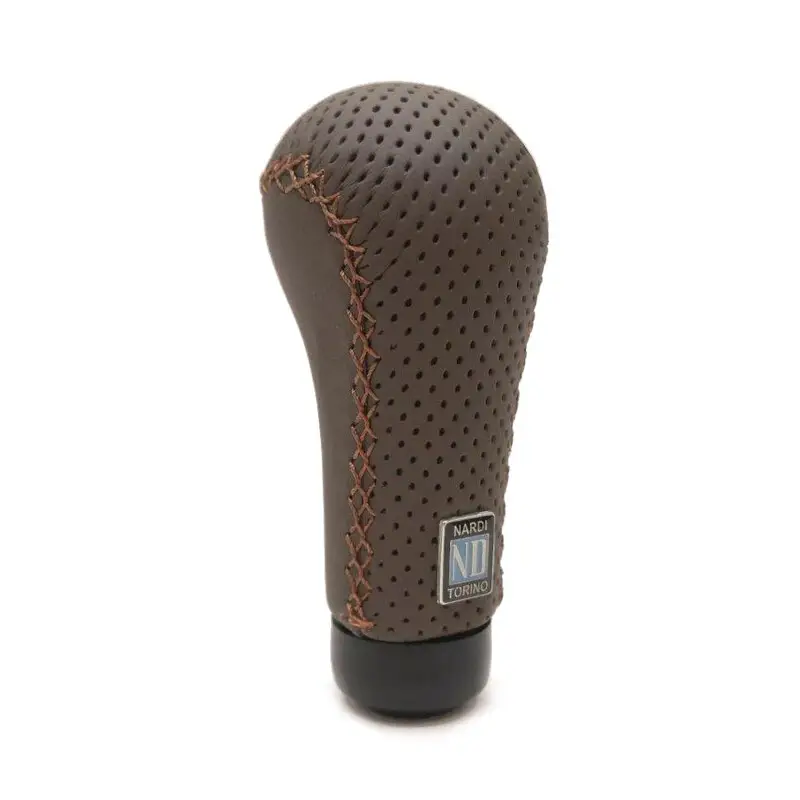 Offre Limitée Pommeau Nardi Prestige en Cuir Brun Perforé
