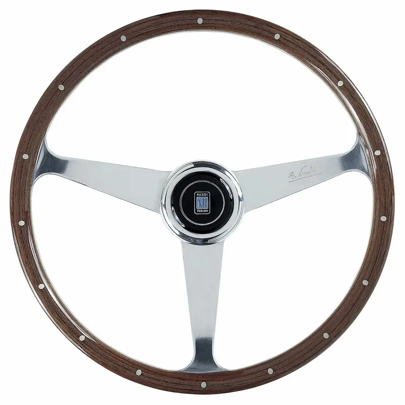 Solde Volant Nardi 50e Anniv., Bois, Branches Chromées, Tulipé 45 mm, Ø38 cm