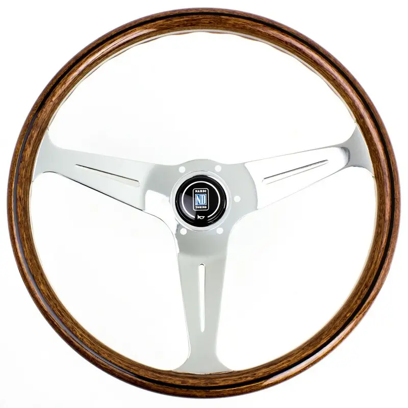 Achetez Aujourd’hui Volant Nardi Classic ND39, Bois, Branches Chromées, Tulipé 40 mm