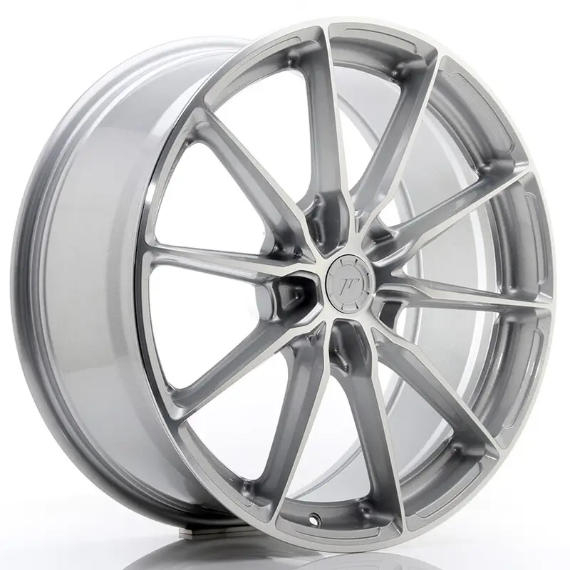 Satisfait Ou Remboursé Japan Racing JR-37 20x8.5" (5 trous - sur mesure) ET20-45, Gris Argenté