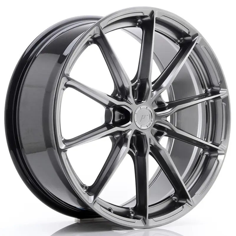 Japan Racing JR-37 20x8.5" (5 trous - sur mesure) ET20-45, Hyper Black Bon Marché