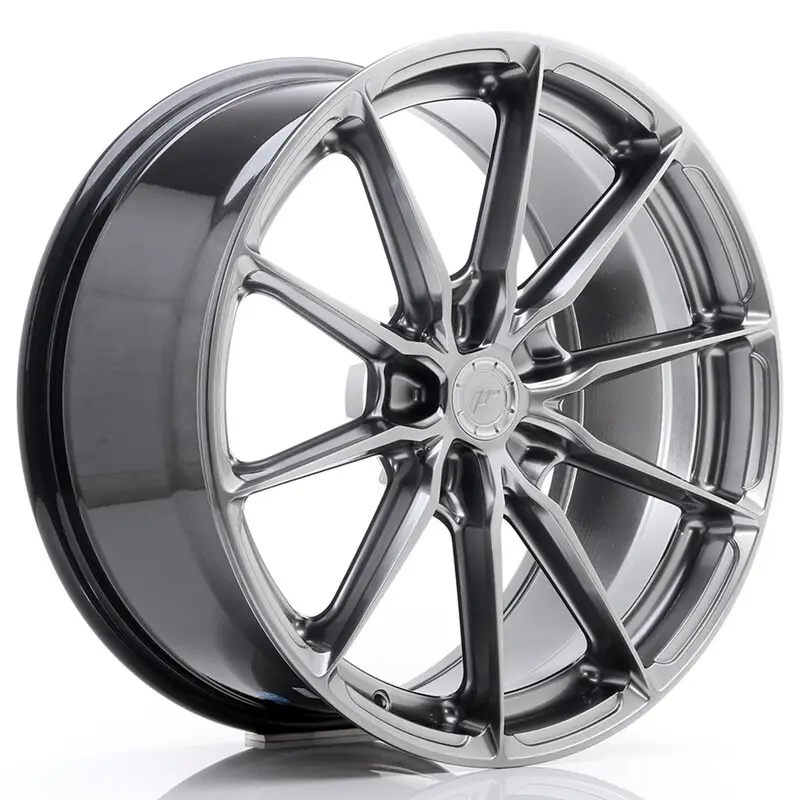 Japan Racing JR-37 19x8.5" (5 trous - sur mesure) ET20-45, Hyper Black Achetez Aujourd’hui
