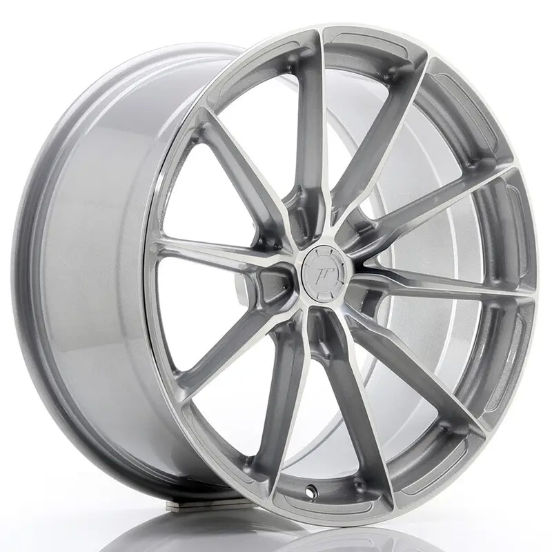 Japan Racing JR-37 Extreme Concave 19x9.5" (5 trous - sur mesure) ET20-45, Gris Argenté Commander Maintenant