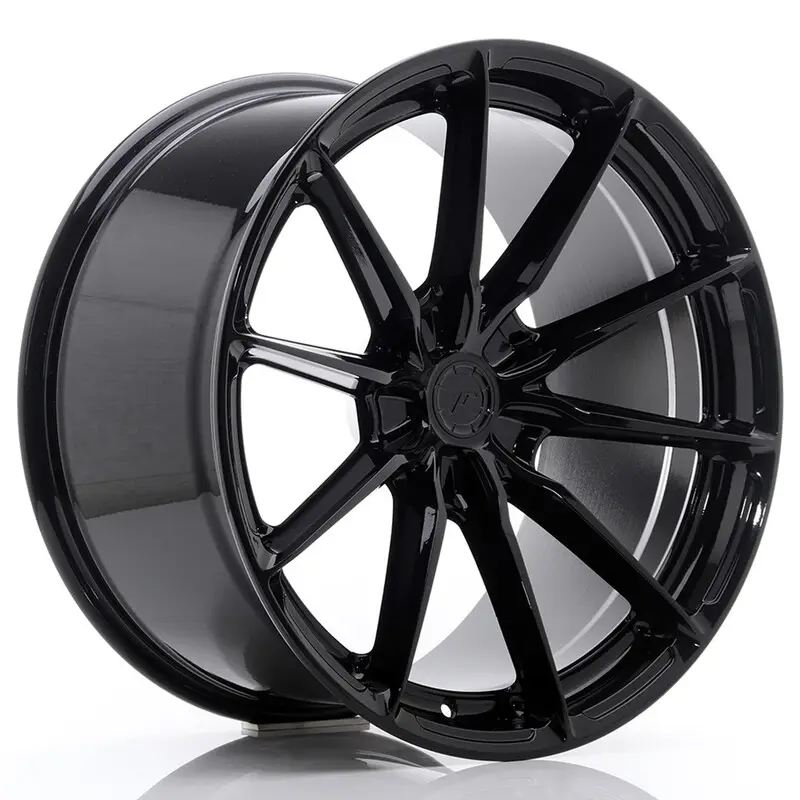 Japan Racing JR-37 Extreme Concave 20x10.5" (5 trous - sur mesure) ET20-40, Noir Brillant Usine Directe
