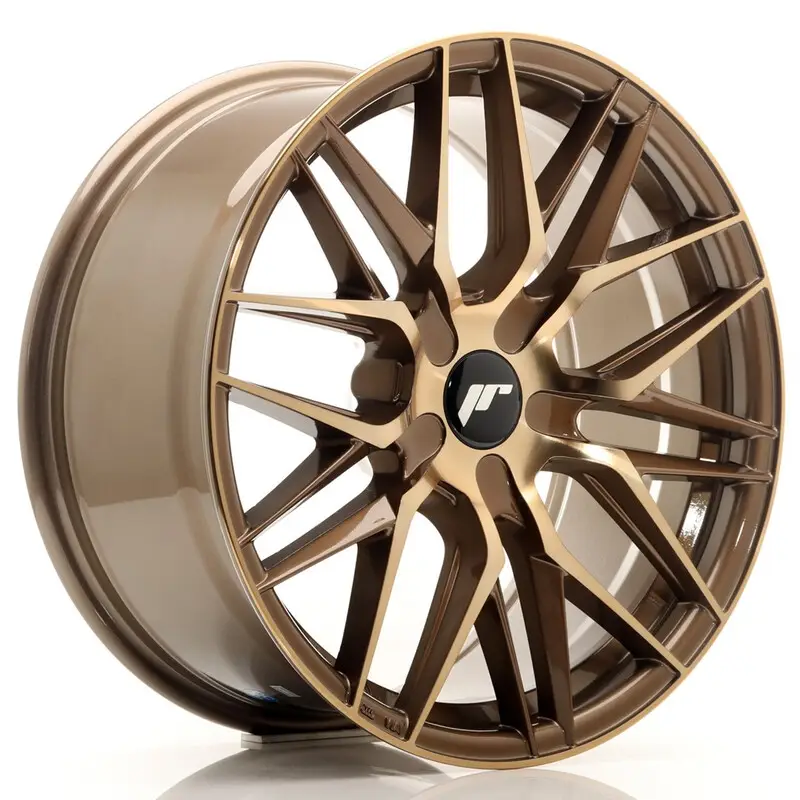 Japan Racing JR-28 18x8.5" (5 trous - sur mesure) ET20-40, Bronze Expédié Aujourd’hui