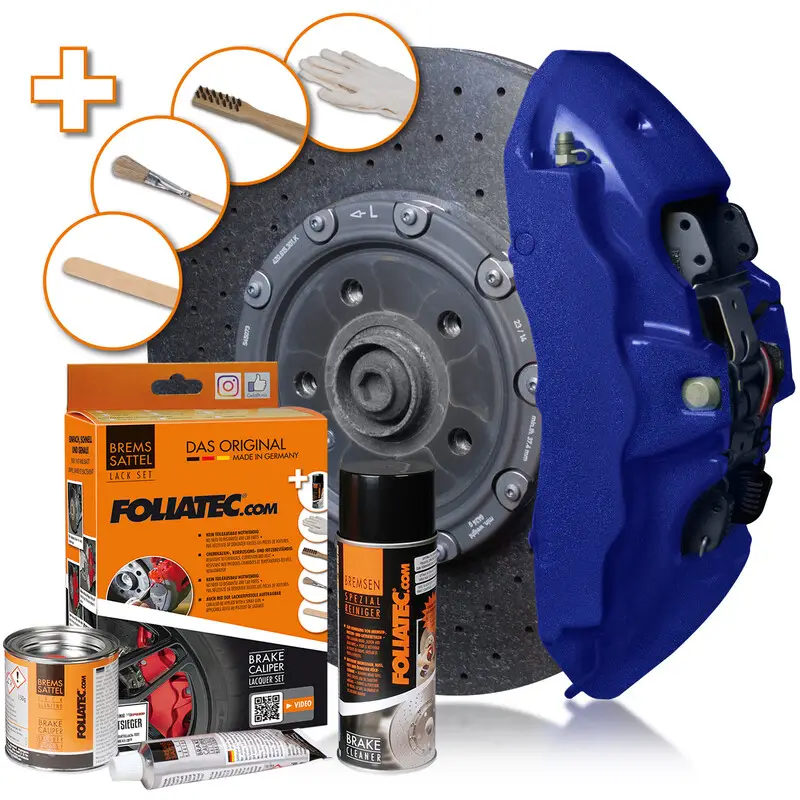 Remise Peinture Foliatec Bleu Performance pour Etriers de Frein
