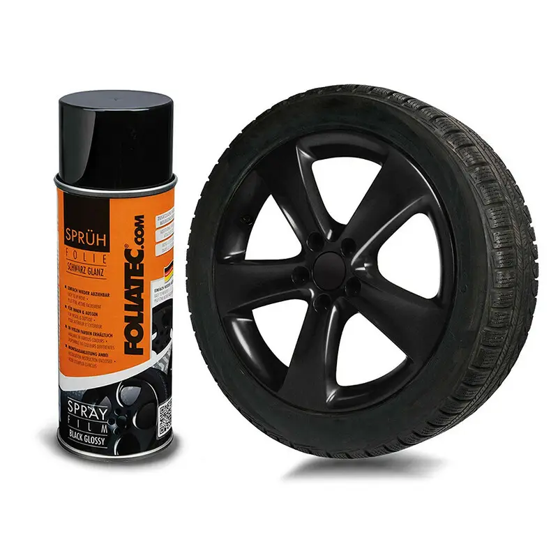 Meilleur Prix Film en Spray Foliatec Noir Brillant (400 mL)