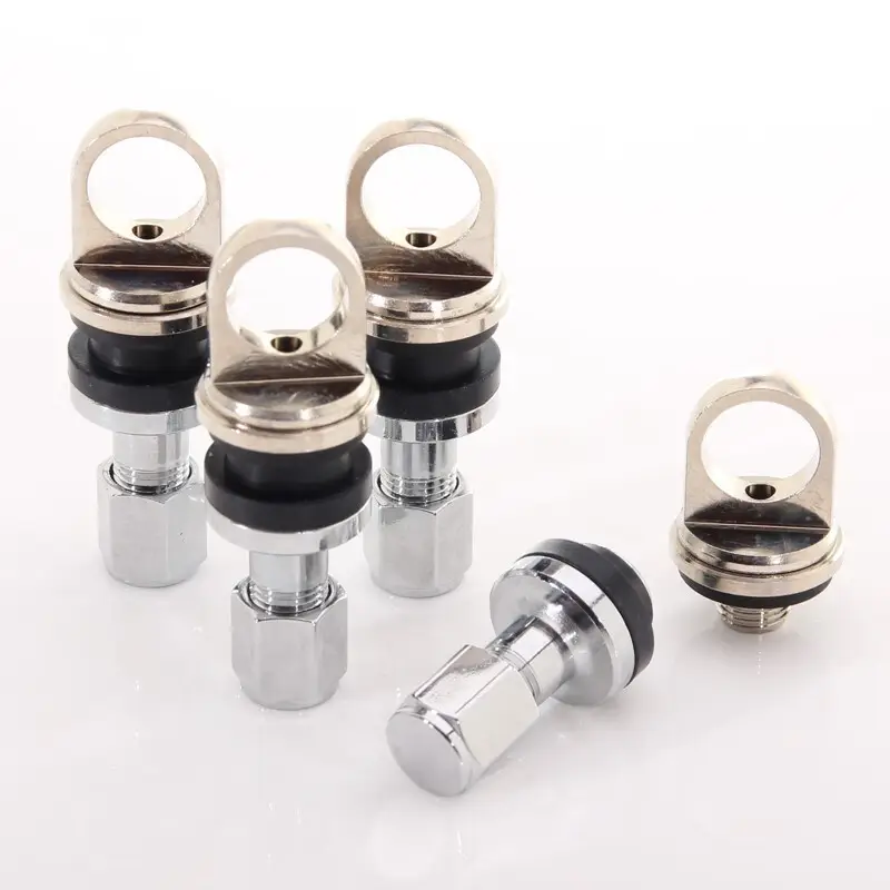 Certifié Valves Compatibles TPMS en Aluminium Largeur 4 mm (lot de 4)