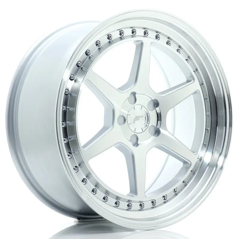Jusqu’à Épuisement Des Stocks Japan Racing JR-43 19x8.5" (5 trous - sur mesure) ET15-35, Gris Argenté / Poli