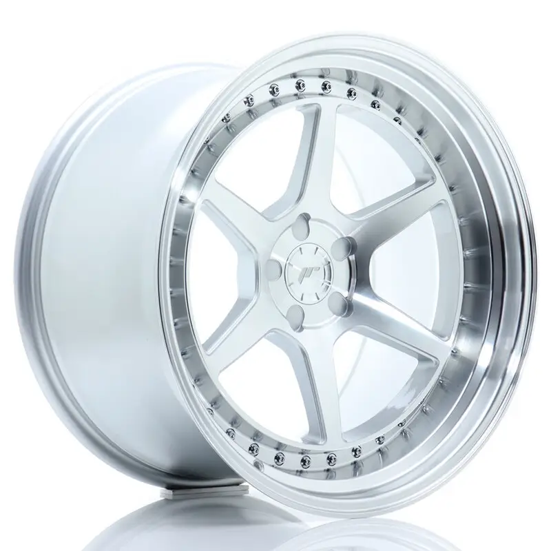 Meilleur Choix Japan Racing JR-43 19x11" (5 trous - sur mesure) ET0-25, Gris Argenté / Poli