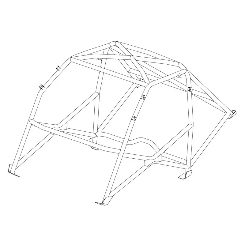 Achetez Aujourd’hui Arceau Historique Custom Cages à Souder pour Ford Escort MK1 (Barres de Portes Courbées) - FIA