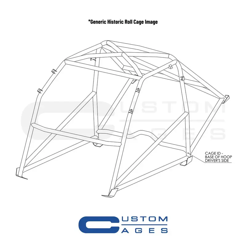 Arceau Historique Custom Cages à Souder pour Ford Escort MK1 (Barres de Portes Droites) - FIA Vente Directe