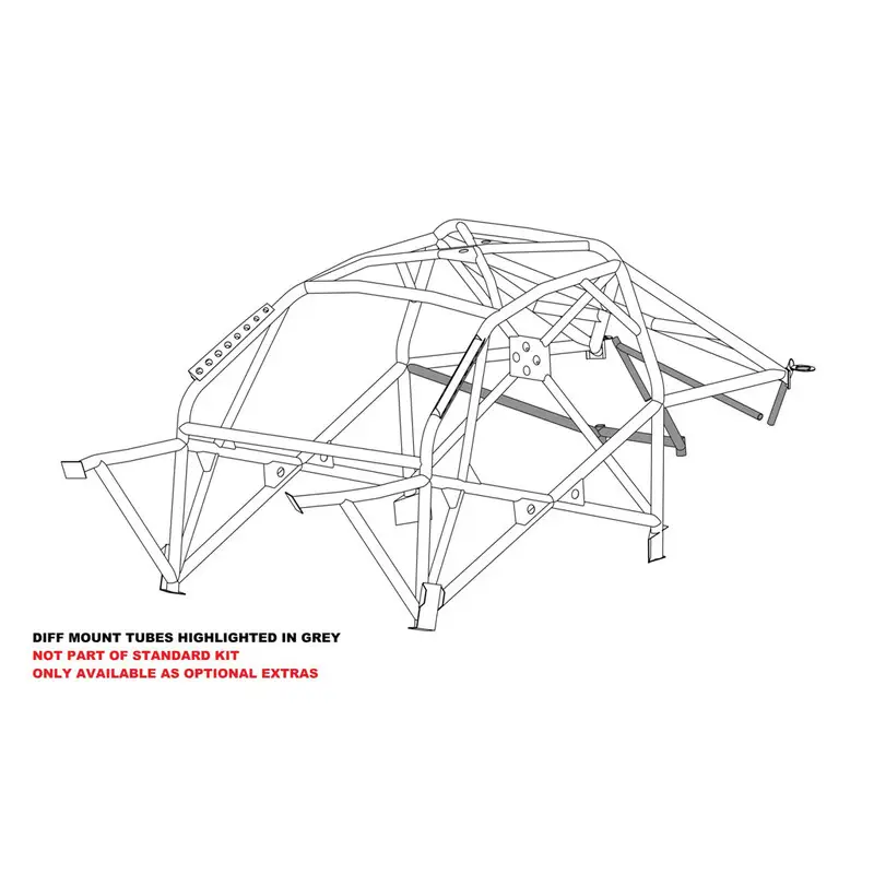 Arceau Multipoints Custom Cages à Souder pour BMW E46 Coupé, dont M3 - FIA Marque