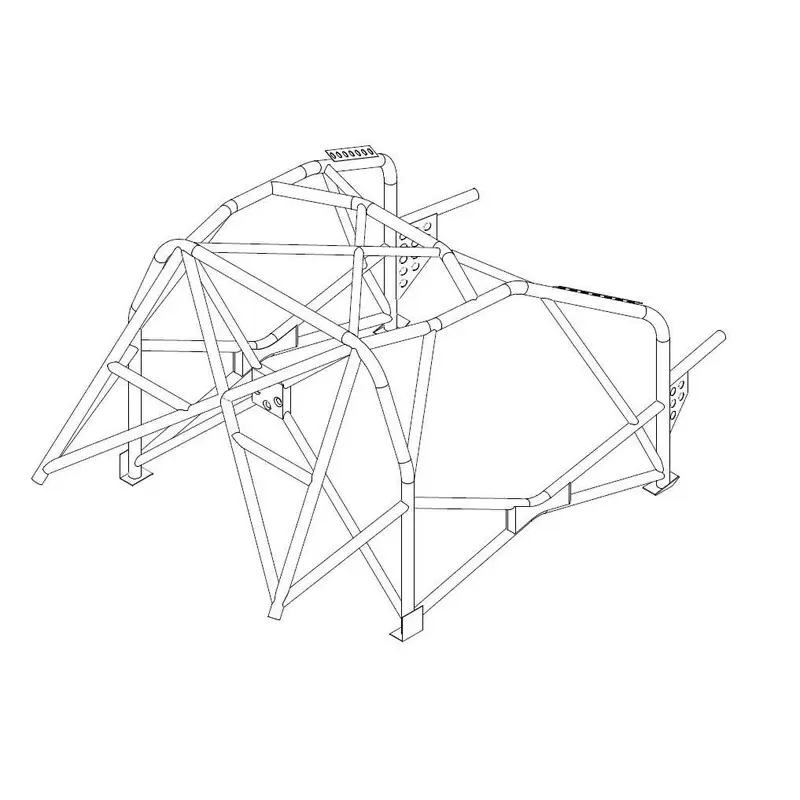 Jusqu’à Épuisement Des Stocks Arceau Multipoints Custom Cages à Souder pour Citroen C2 - FIA