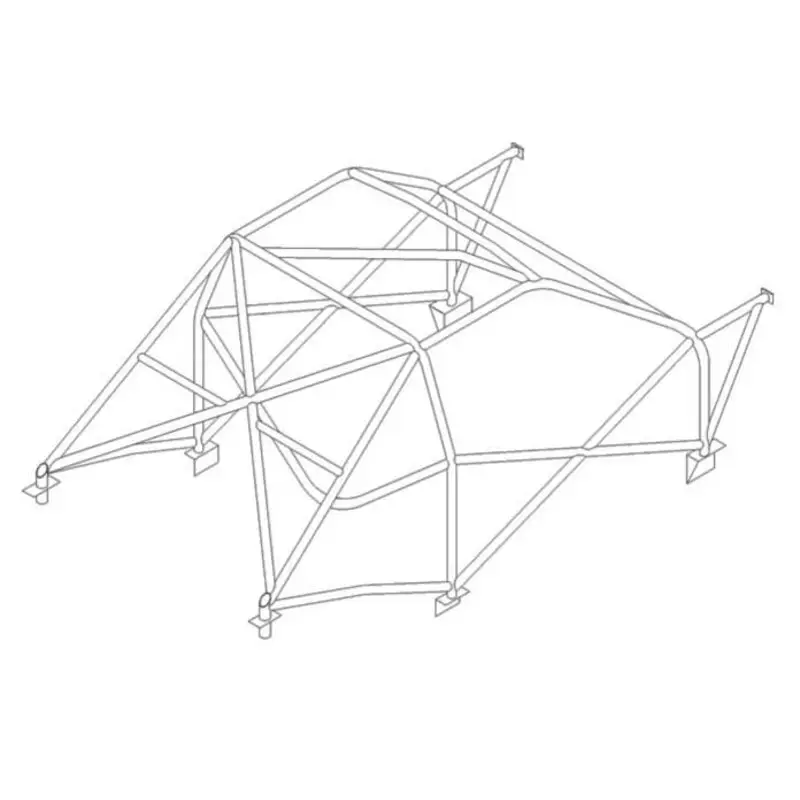 Solde Arceau Multipoints Custom Cages à Souder pour Citroen Saxo - FIA (T45)