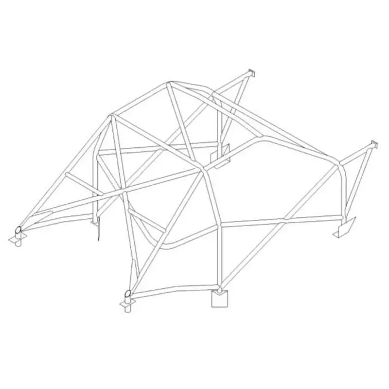 Arceau Multipoints Custom Cages à Souder pour Citroen ZX - FIA Nouvel Arrivage