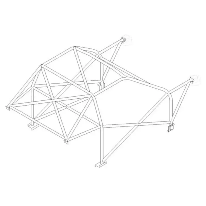 Arceau Multipoints Custom Cages à Souder pour Ford Fiesta MK1 - FIA Livraison Gratuite