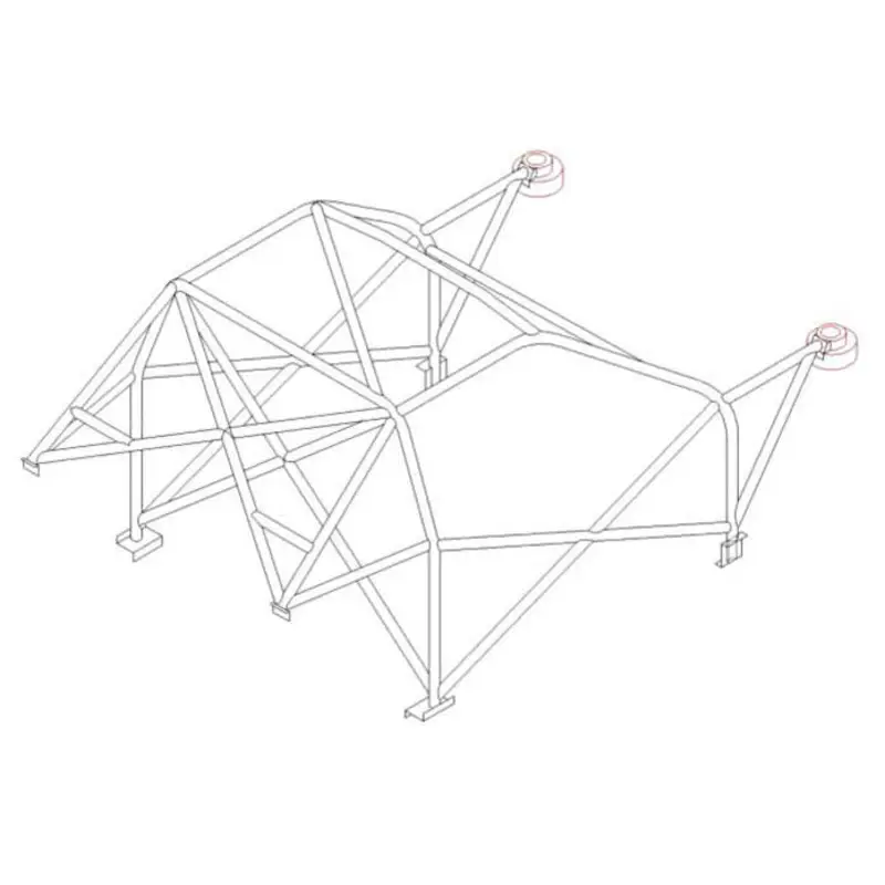 Arceau Multipoints Custom Cages à Souder pour Ford Fiesta MK4 - FIA Vente Flash