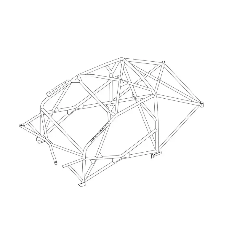 Arceau Multipoints Custom Cages à Souder pour Ford Fiesta MK7 - FIA Meilleur Choix