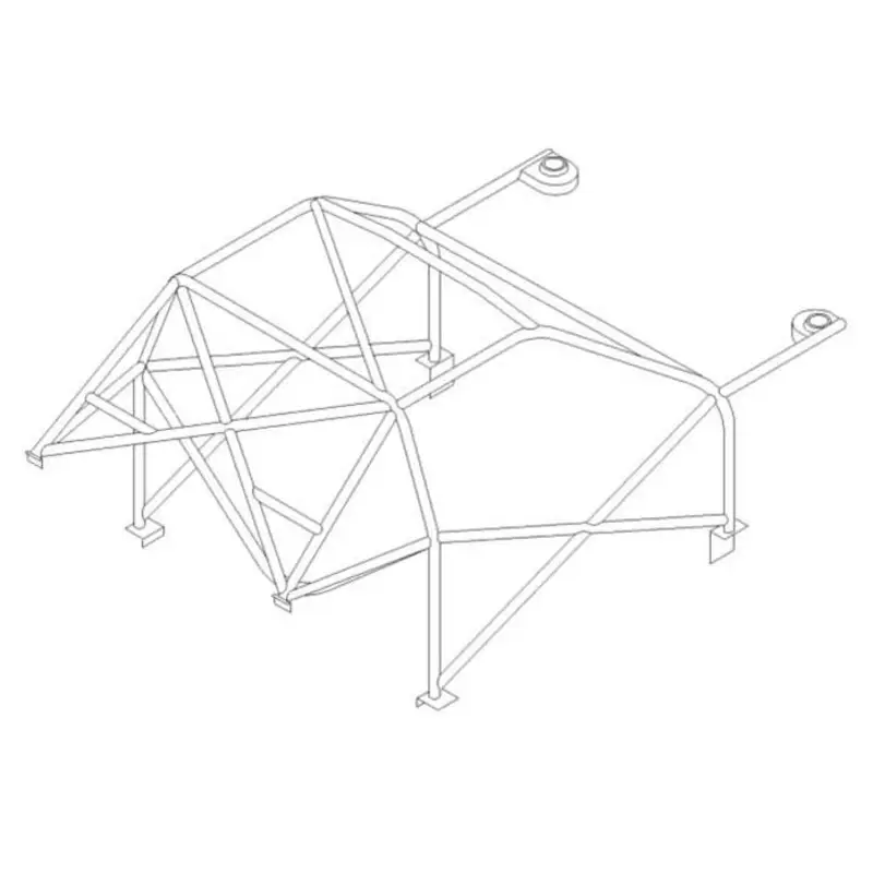 Acheter Direct Arceau Multipoints Custom Cages à Souder pour Honda Civic EG6 - FIA (T45)