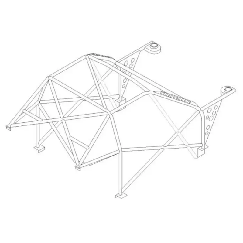 Petit Prix Arceau Multipoints Custom Cages à Souder pour Honda Civic Type R EK9 - FIA