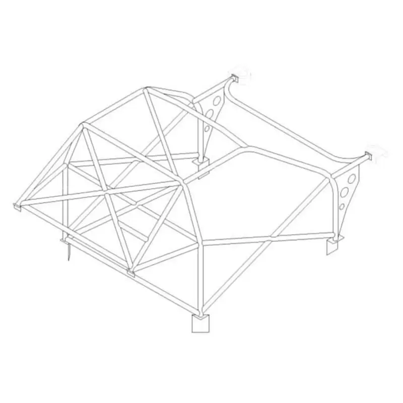 Expédié Aujourd’hui Arceau Multipoints Custom Cages à Souder pour Honda Integra Type R DC2 - FIA (T45)