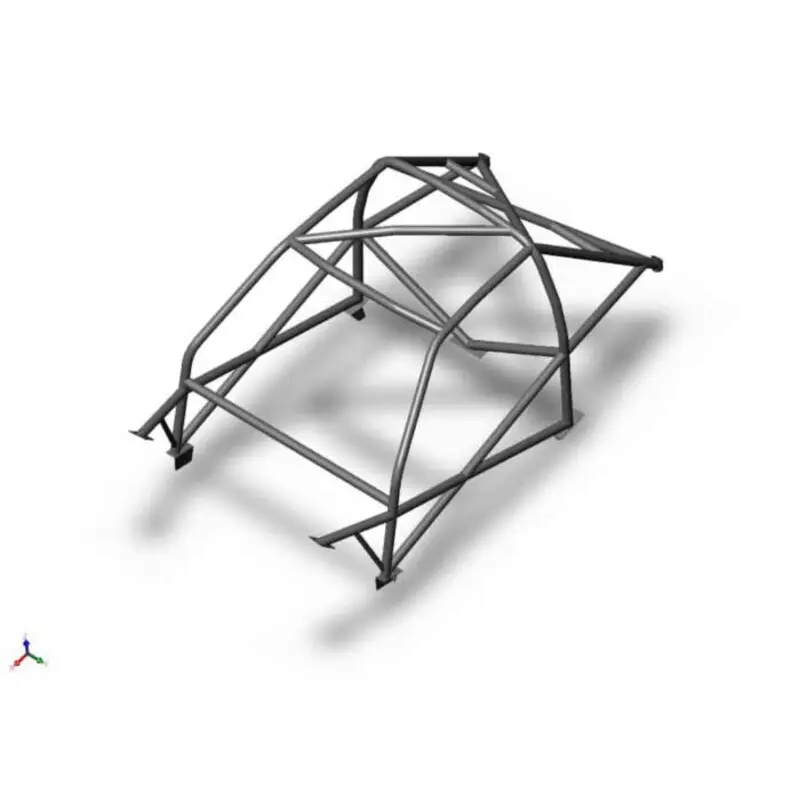 Arceau Multipoints Custom Cages à Souder pour Nissan Micra K12 (02-10) - FIA Quantité Limitée
