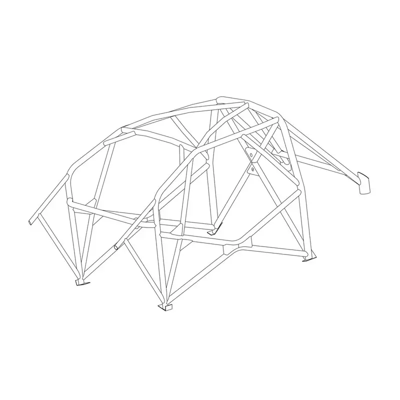 Populaire Arceau Multipoints Custom Cages à Souder pour Opel Adam - FIA