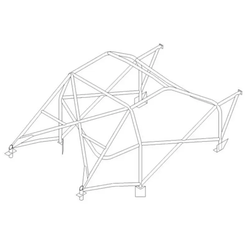 Arceau Multipoints Custom Cages à Souder pour Peugeot 306 - FIA Nouvel Arrivage