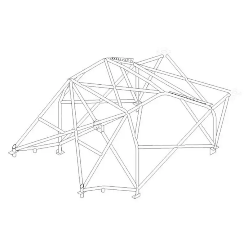 Promotion Saisonnière Arceau Multipoints Custom Cages à Souder pour Renault Clio 1 - FIA