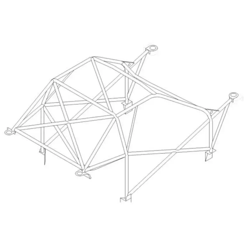 Petit Prix Arceau Multipoints Custom Cages à Souder pour Subaru Impreza GC (2 Portes) - FIA