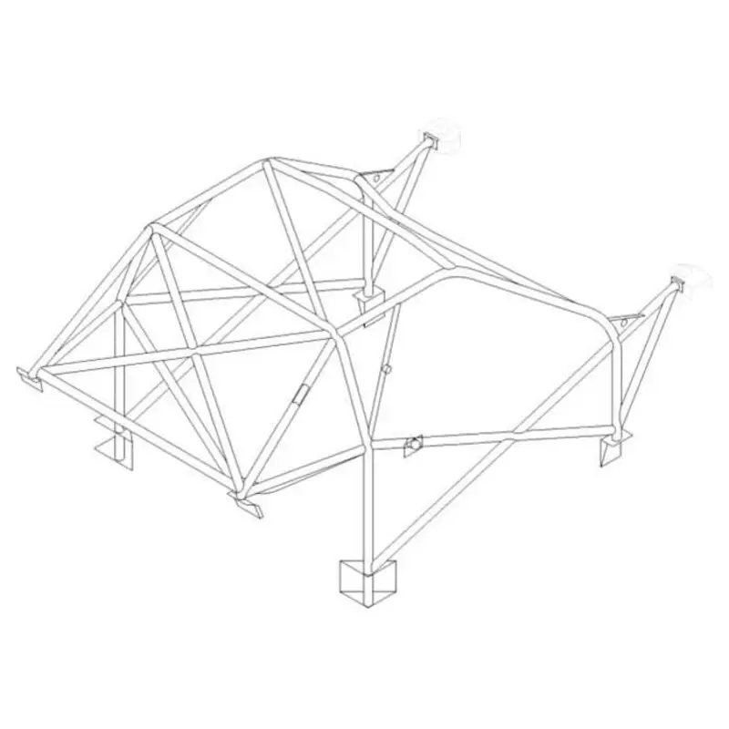 Arceau Multipoints Custom Cages à Souder pour Subaru Legacy BC (89-93) - FIA Prix Choc