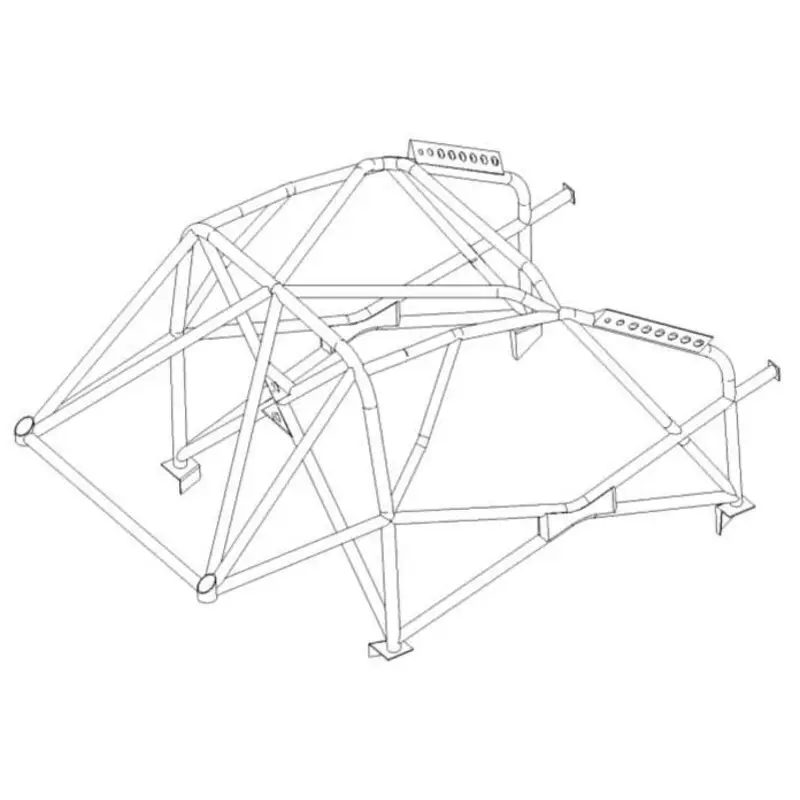 Arceau Multipoints Custom Cages à Souder pour Toyota Aygo - FIA Meilleur Prix
