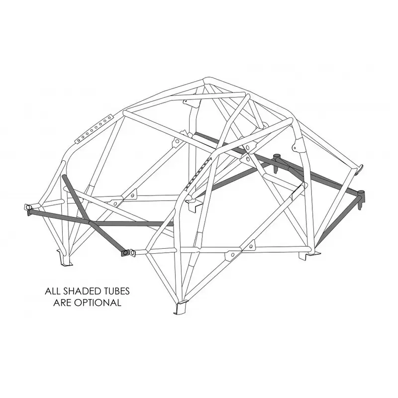 Arceau Multipoints Custom Cages à Souder pour Toyota Yaris GR - FIA Pas Cher