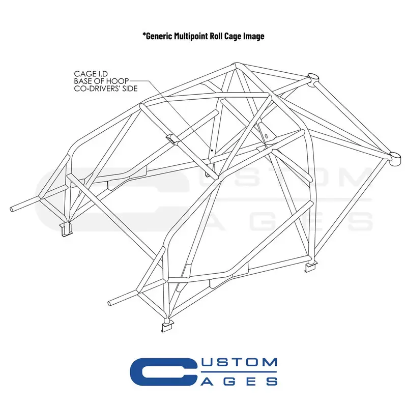 Arceau Multipoints Custom Cages à Souder pour Volkswagen Golf 3 - FIA (T45) Retour Gratuit