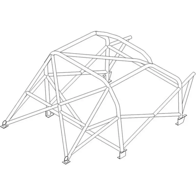 Arceau Multipoints Custom Cages à Souder pour Volkswagen Golf 4 R32 - FIA Achetez Aujourd’hui