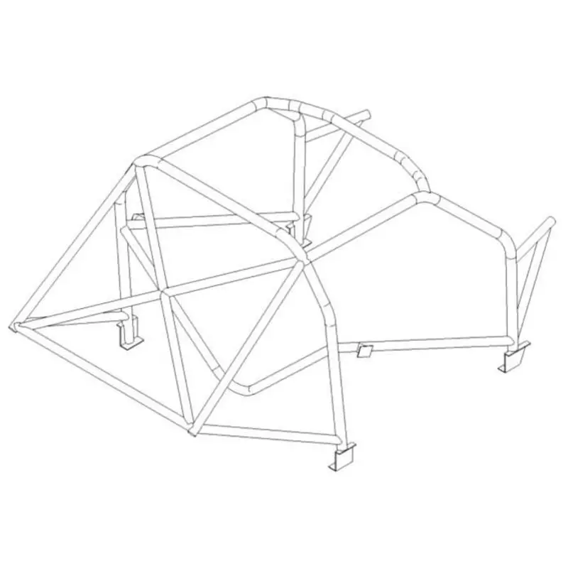 Remise Arceau Multipoints Custom Cages à Souder pour Volkswagen Vento - FIA (T45)
