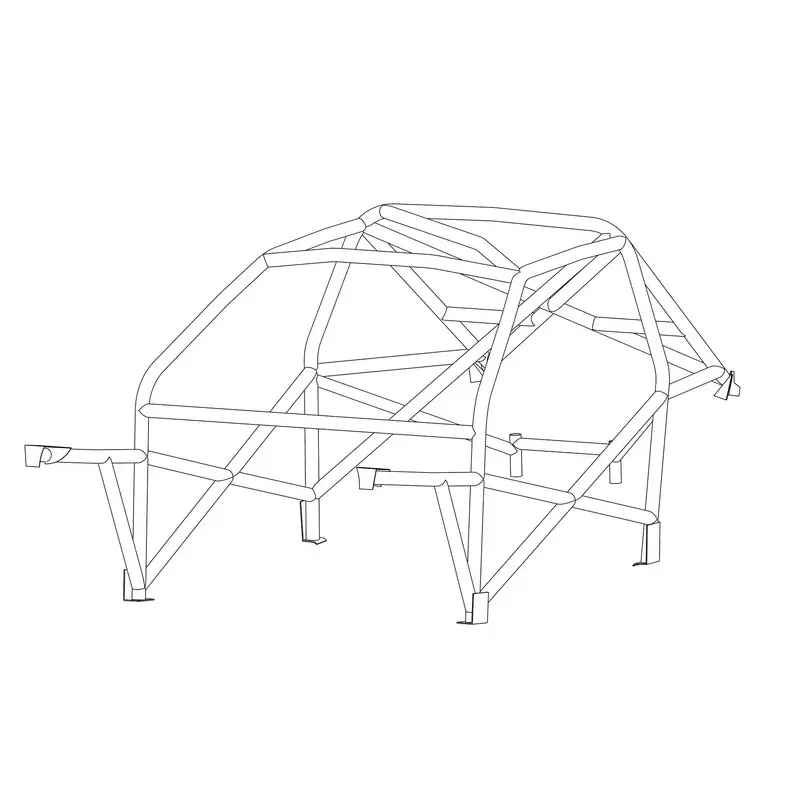 Arceau Multipoints Custom Cages à Souder pour BMW E36 Berline, dont M3 - FIA Commande En Gros