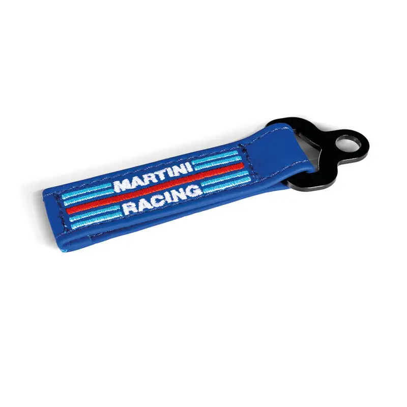 Achat Immédiat Porte-Clés en Cuir Sparco Martini Racing Bleu Clair